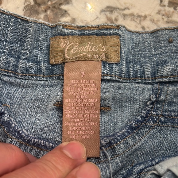 Cute little Candies size 7 just darling blue jean material - Picture 5 of 8